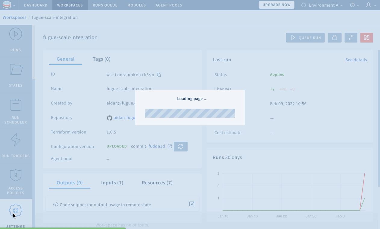 Demonstration of configuring Scalr custom hooks for before and after plan and apply