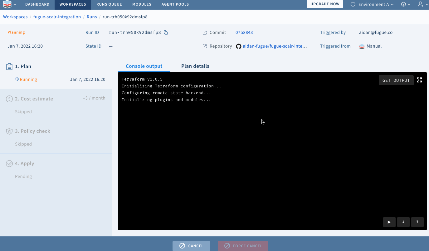 Scalr build failing when vulnerable Terraform code is scanned by Regula