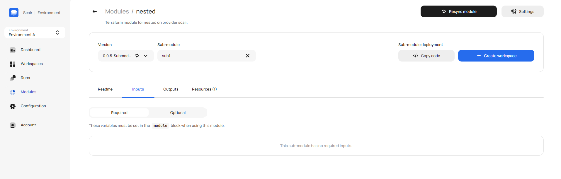Scalr Module Registry