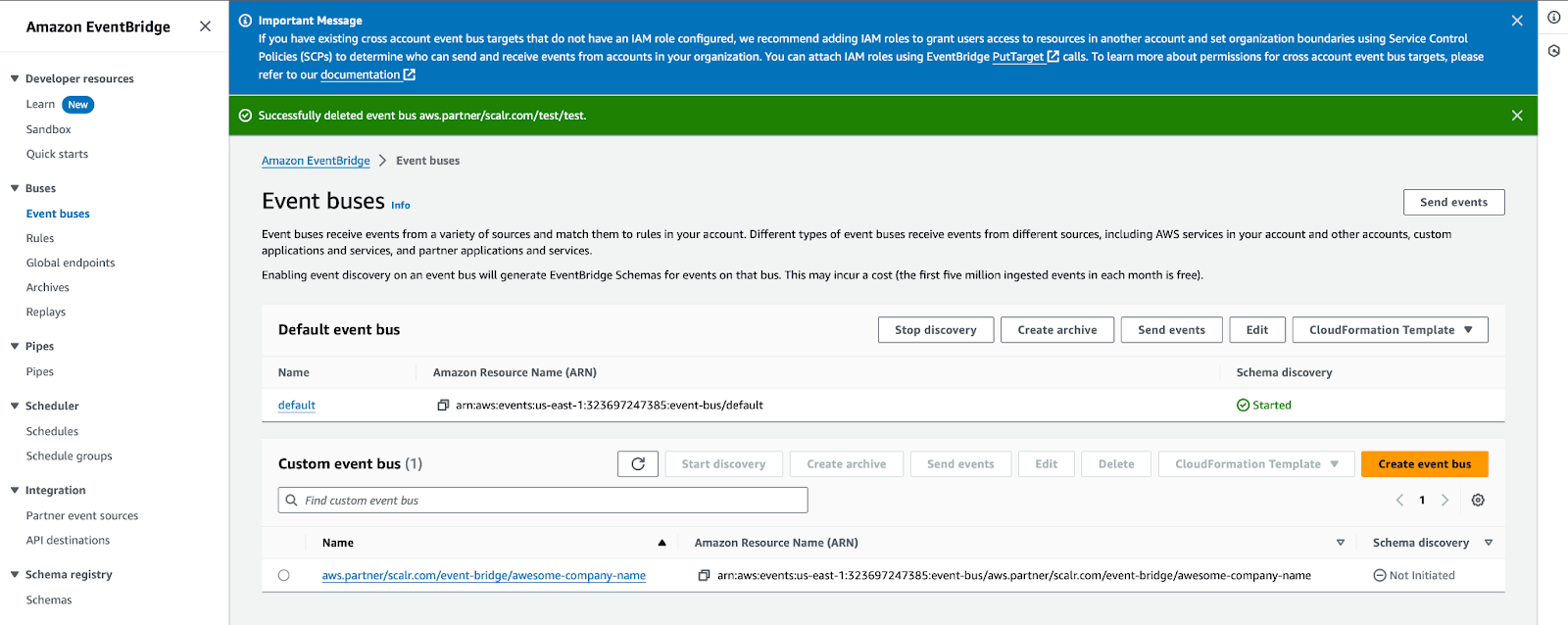 AWS EventBridge Interface